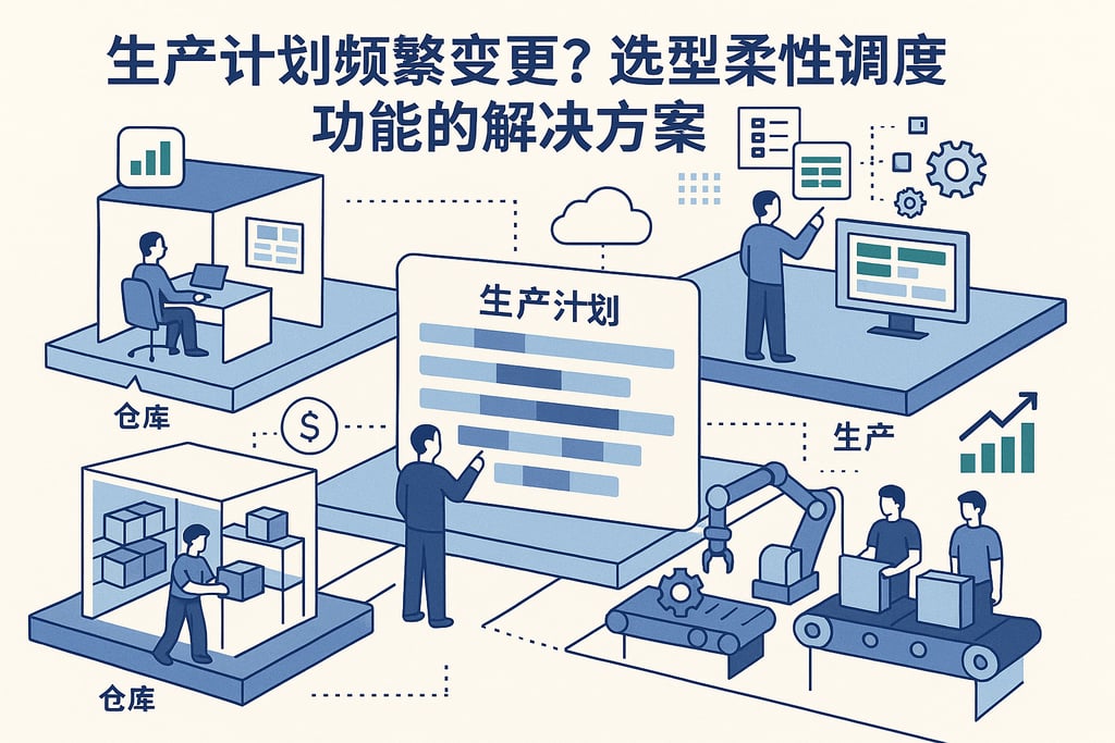 生产计划频繁变更？选型柔性调度功能的解决方案