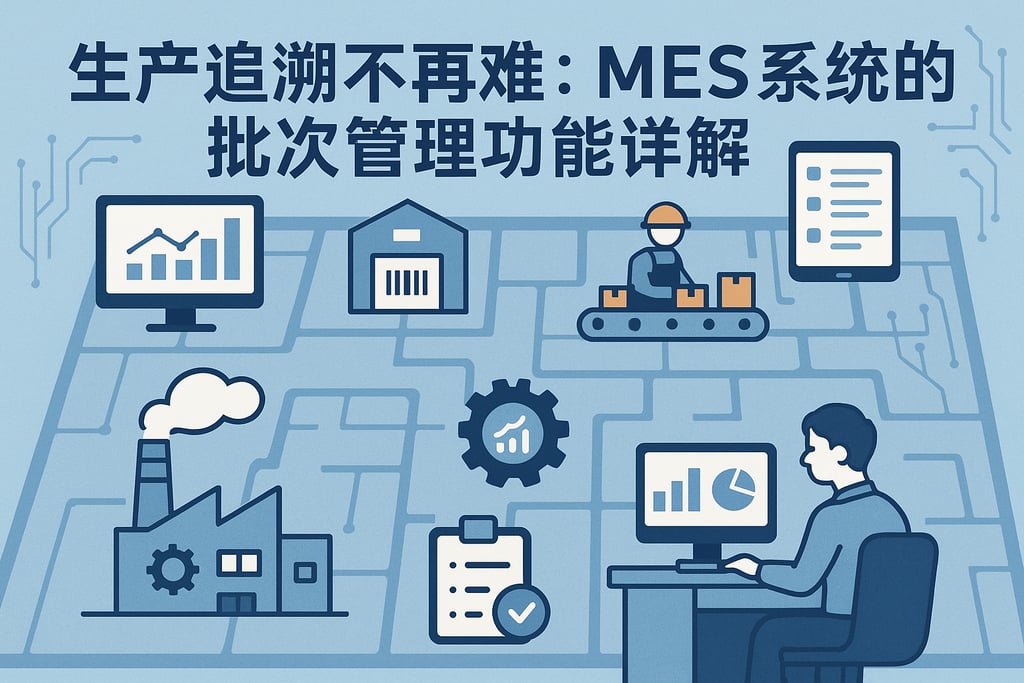 生产追溯不再难：MES系统的批次管理功能详解