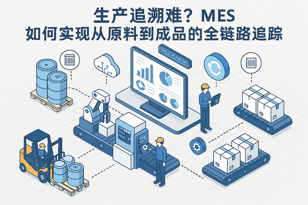 生产追溯难？MES如何实现从原料到成品的全链路追踪