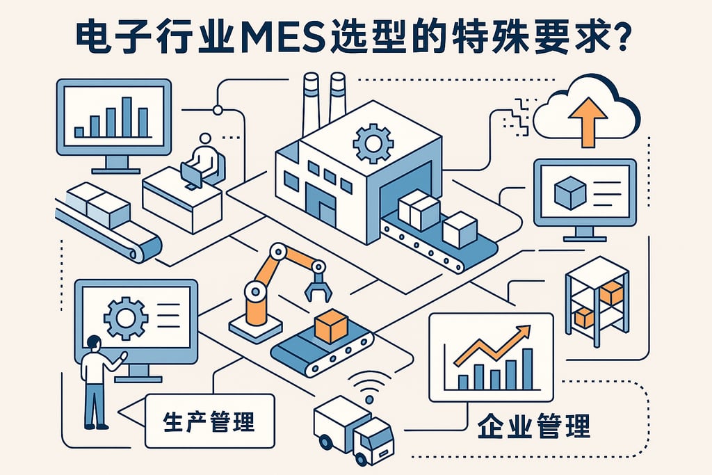 电子行业MES选型的特殊要求有哪些？