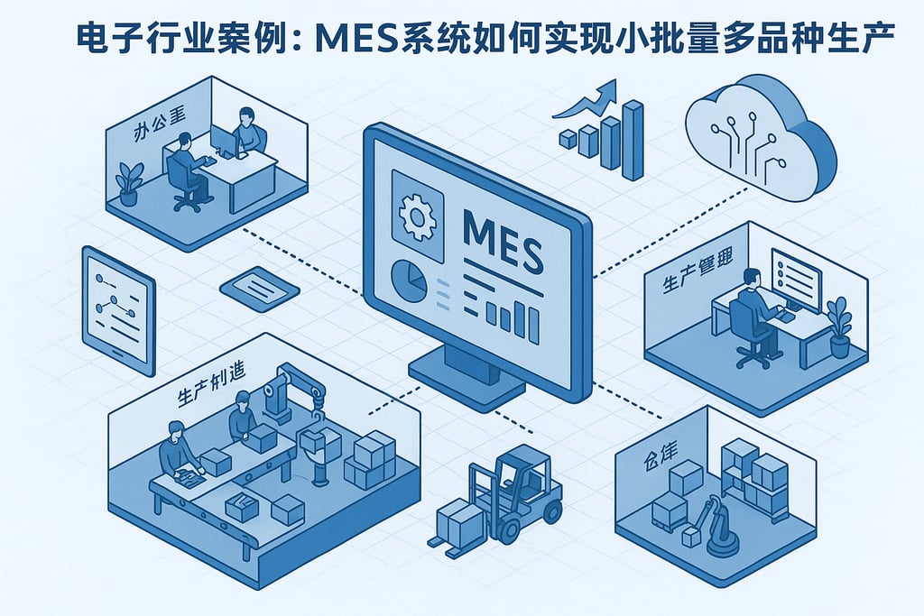 电子行业案例：MES系统如何实现小批量多品种生产管理
