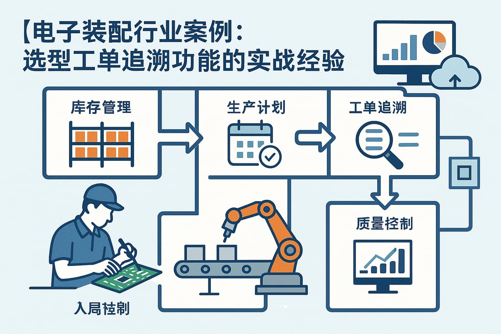 电子装配行业案例：选型工单追溯功能的实战经验