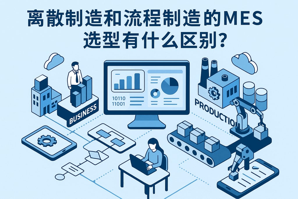 离散制造和流程制造的MES选型有什么区别？
