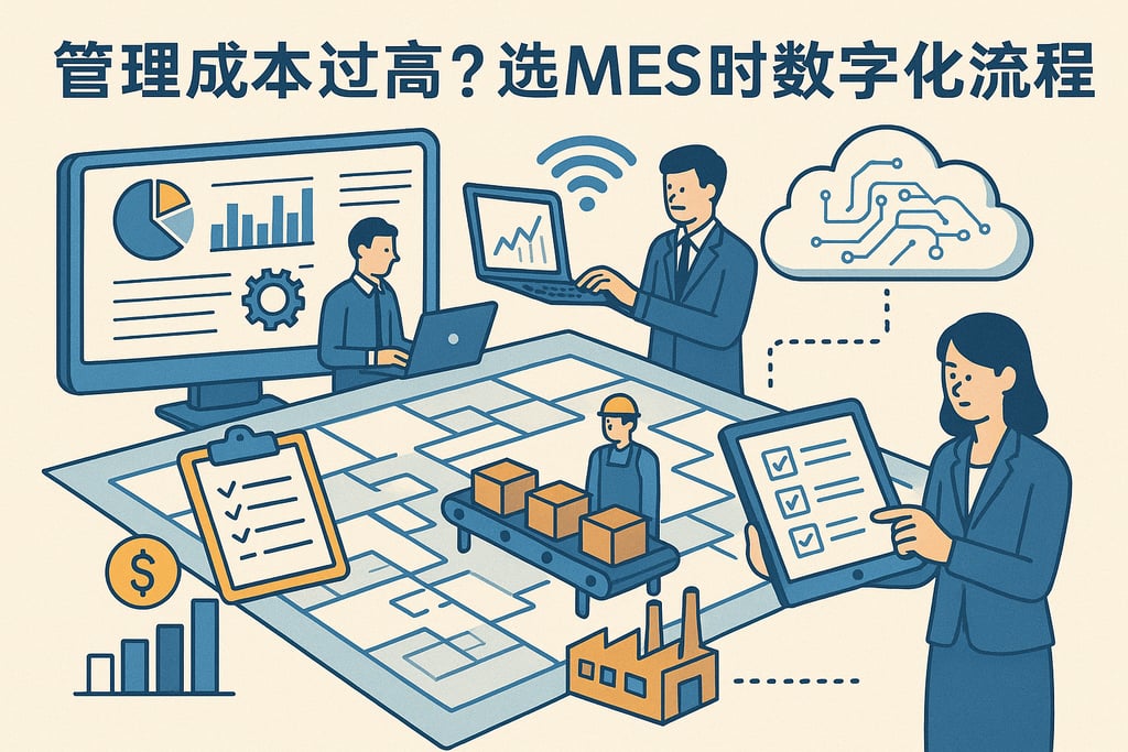管理成本过高？选MES时数字化流程评估