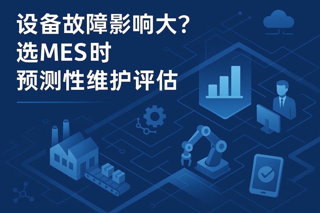 设备故障影响大？选MES时预测性维护评估