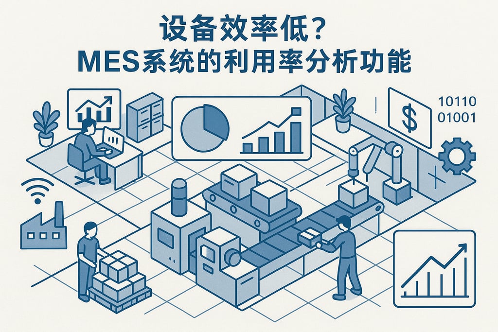 设备效率低？MES系统的利用率分析功能
