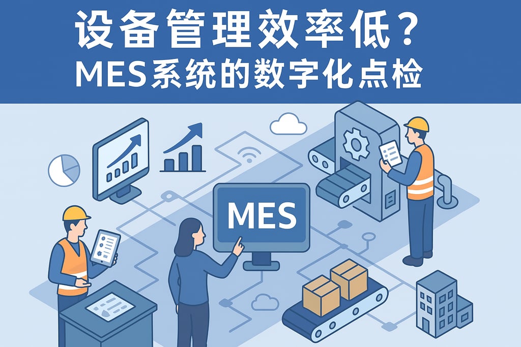 设备管理效率低？MES系统的数字化点检