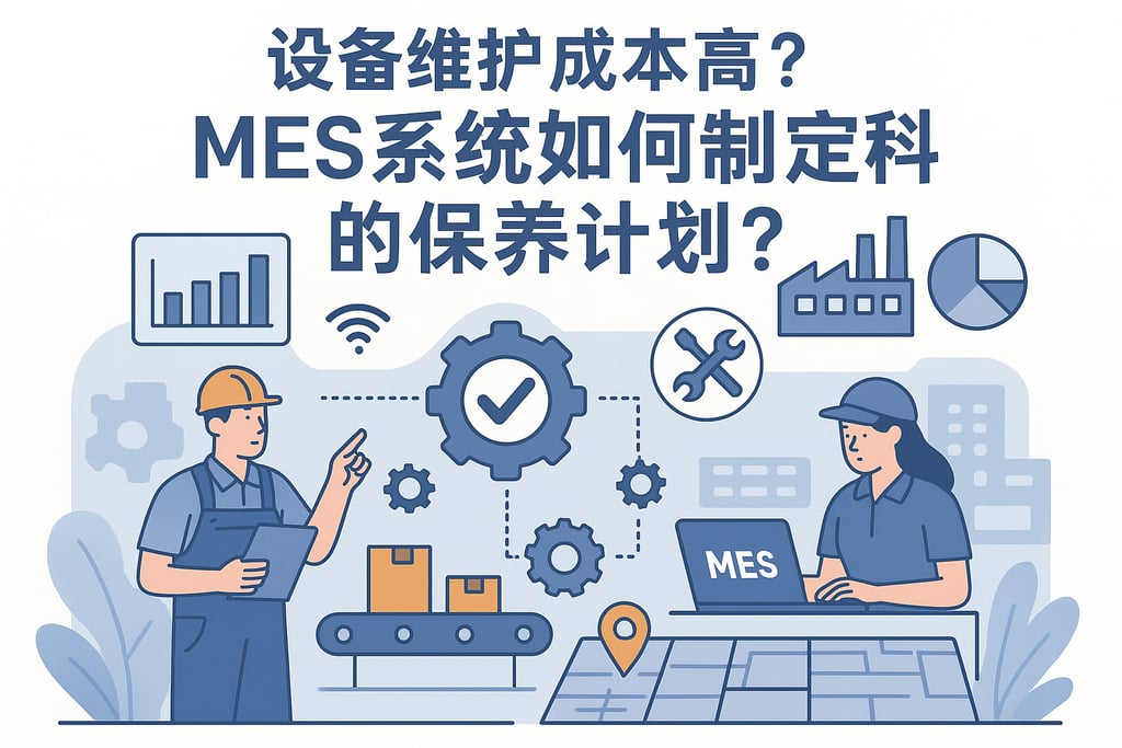 设备维护成本高？MES系统如何制定科学的保养计划？