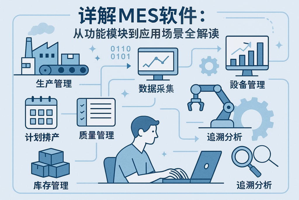详解MES软件：从功能模块到应用场景全解读