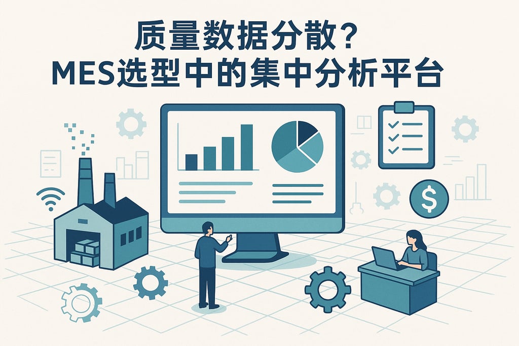 质量数据分散？MES选型中的集中分析平台