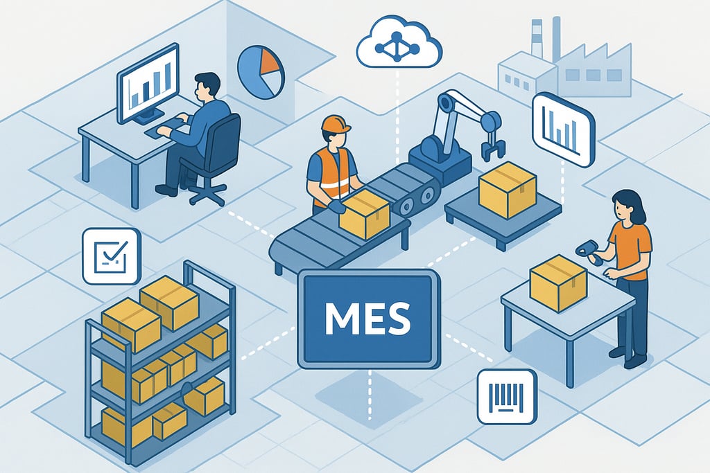 跨部门协作效率低？MES系统的信息共享功能