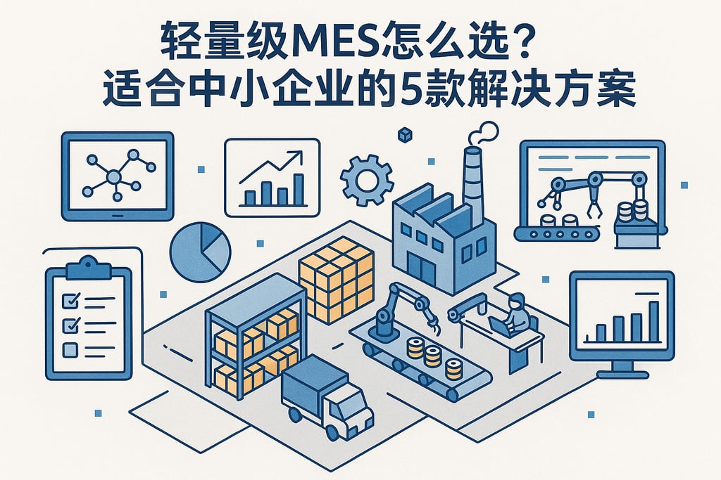 轻量级MES怎么选？适合中小企业的5款解决方案
