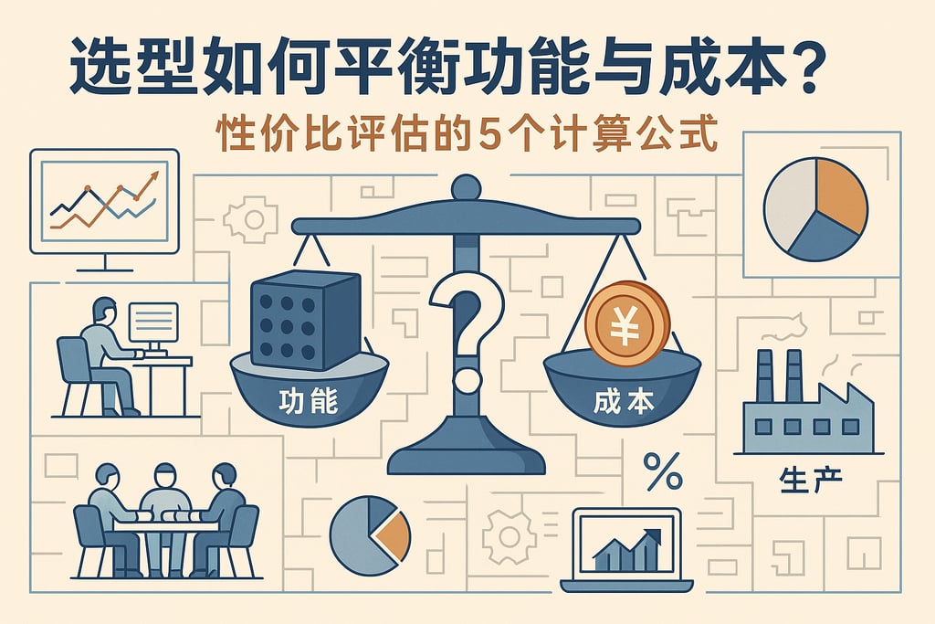 选型如何平衡功能与成本？性价比评估的5个计算公式