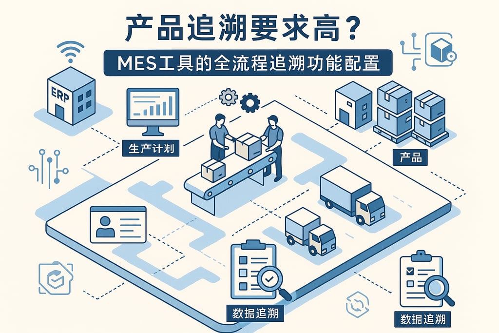 产品追溯要求高?MES工具的全流程追溯功能配置 | 零代码企业数字化知识站