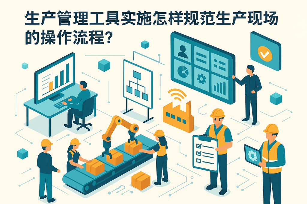 生产管理工具实施怎样规范生产现场的操作流程？ | 零代码企业数字化知识站