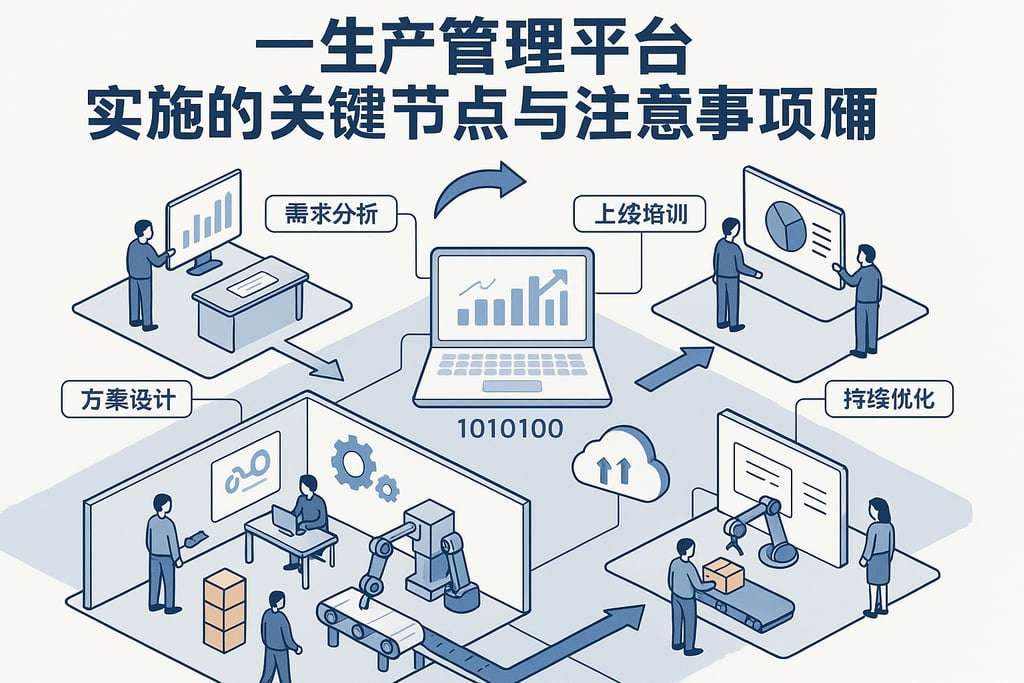 一文看懂！生产管理平台实施的关键节点与注意事项