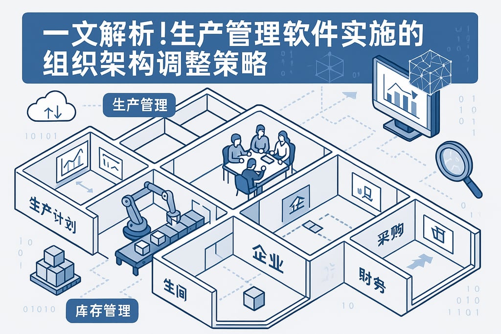 一文解析！生产管理软件实施的组织架构调整策略