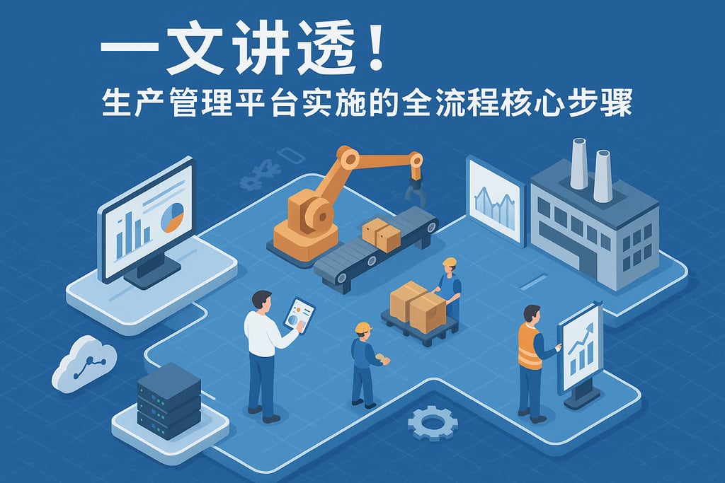 一文讲透！生产管理平台实施的全流程核心步骤