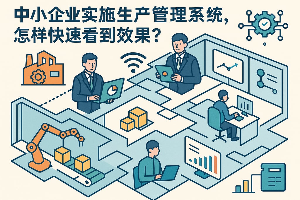 中小企业实施生产管理系统，怎样快速看到效果？
