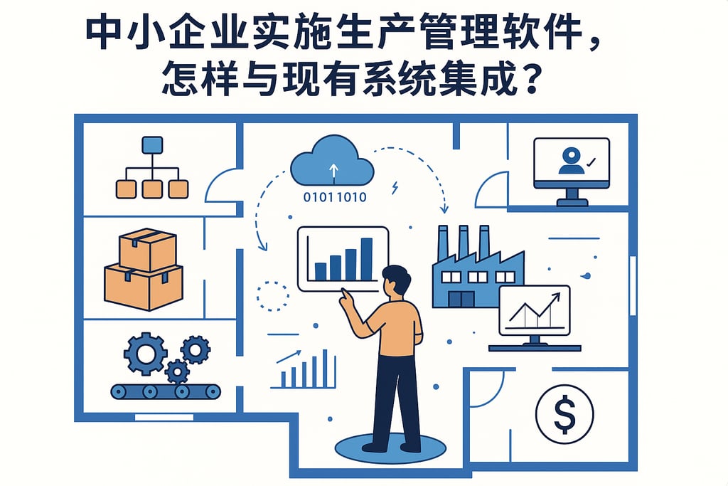 中小企业实施生产管理软件，怎样与现有系统集成？