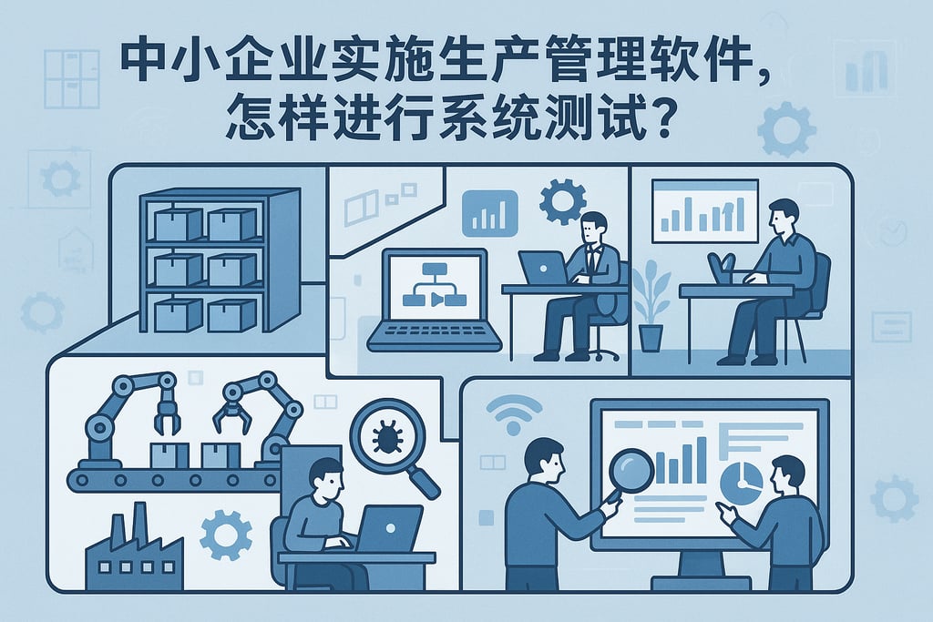 中小企业实施生产管理软件，怎样进行系统测试？