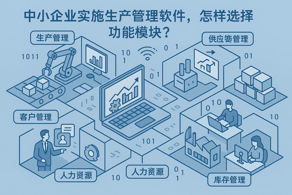 中小企业实施生产管理软件，怎样选择功能模块？
