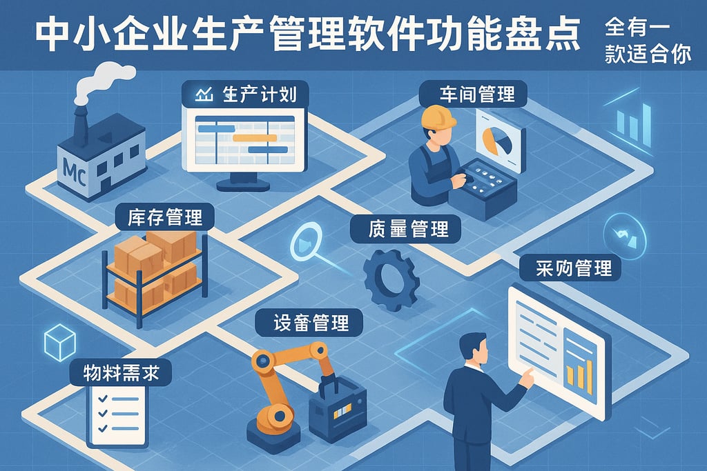 中小企业生产管理软件功能盘点，总有一款适合你
