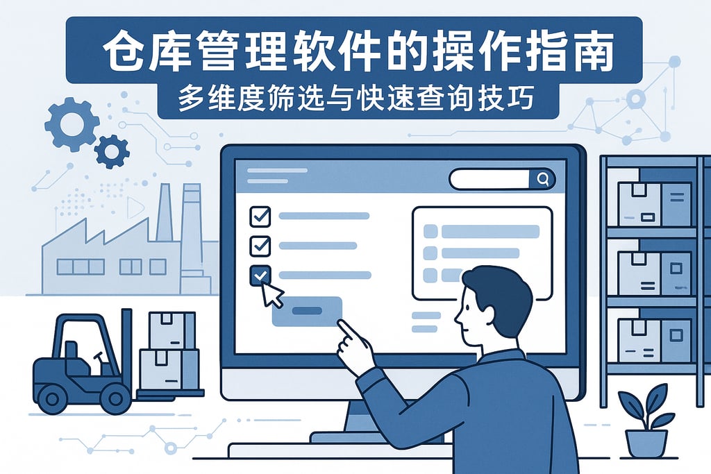 仓库管理软件的操作指南：多维度筛选与快速查询技巧