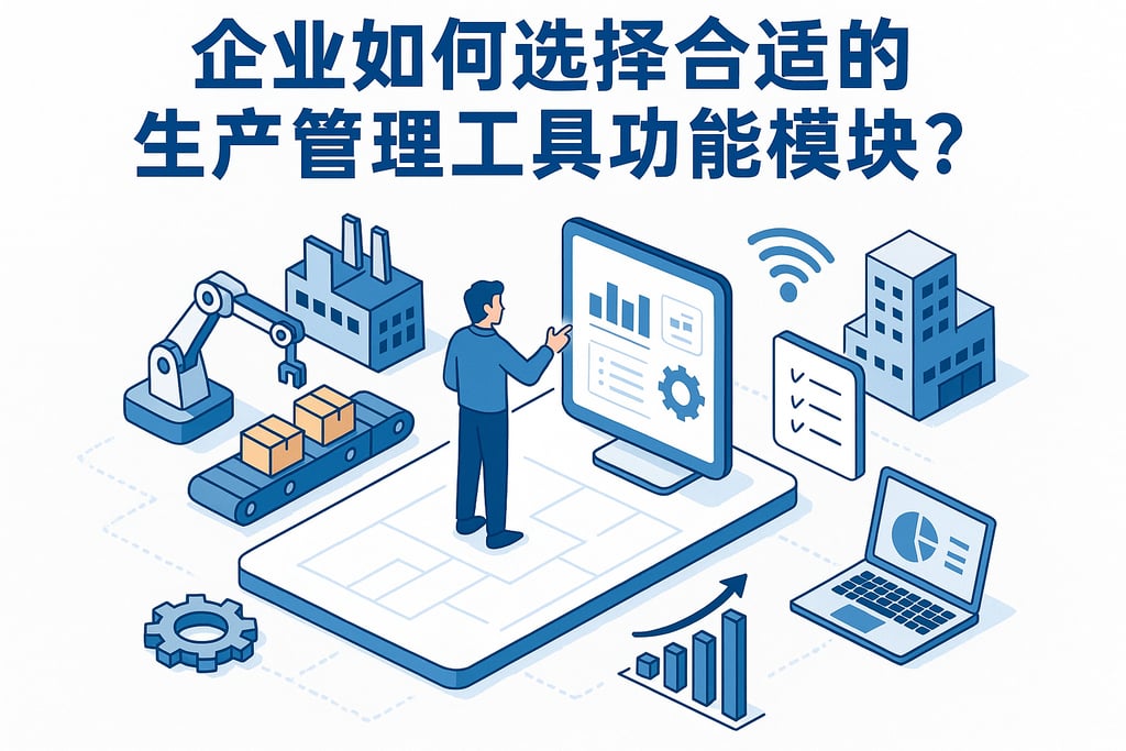 企业如何选择合适的生产管理工具功能模块？