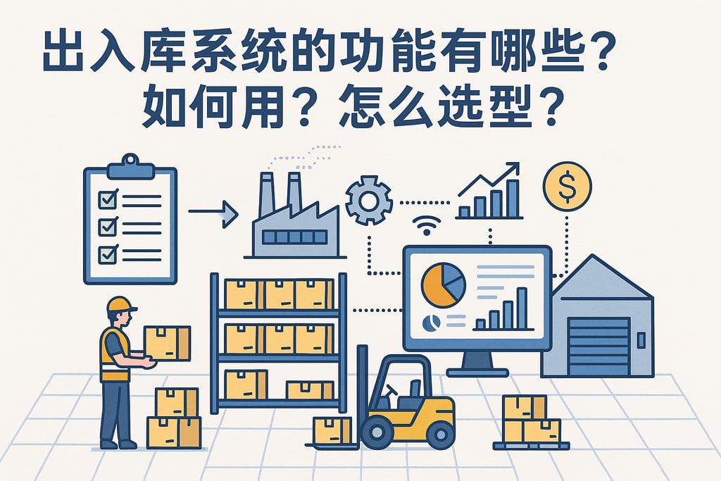 出入库系统的功能有哪些？如何用？怎么选型？
