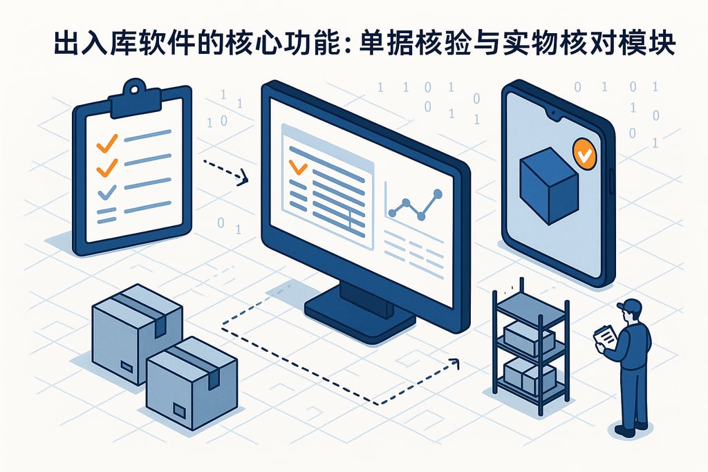 出入库软件的核心功能：单据校验与实物核对模块