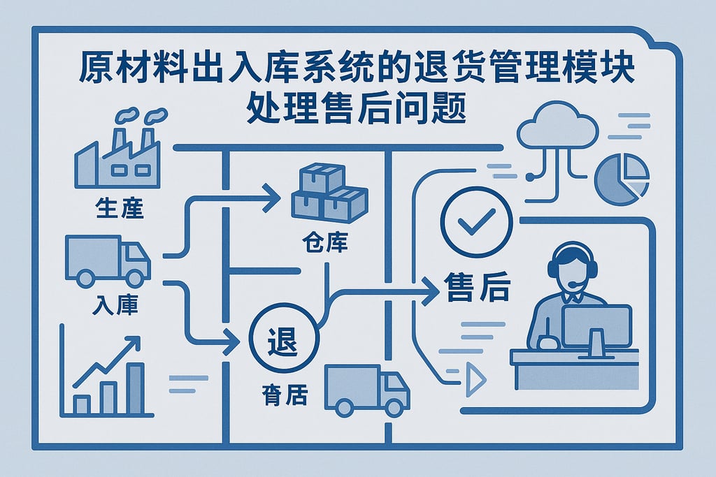 原材料出入库系统的退货管理模块处理售后问题