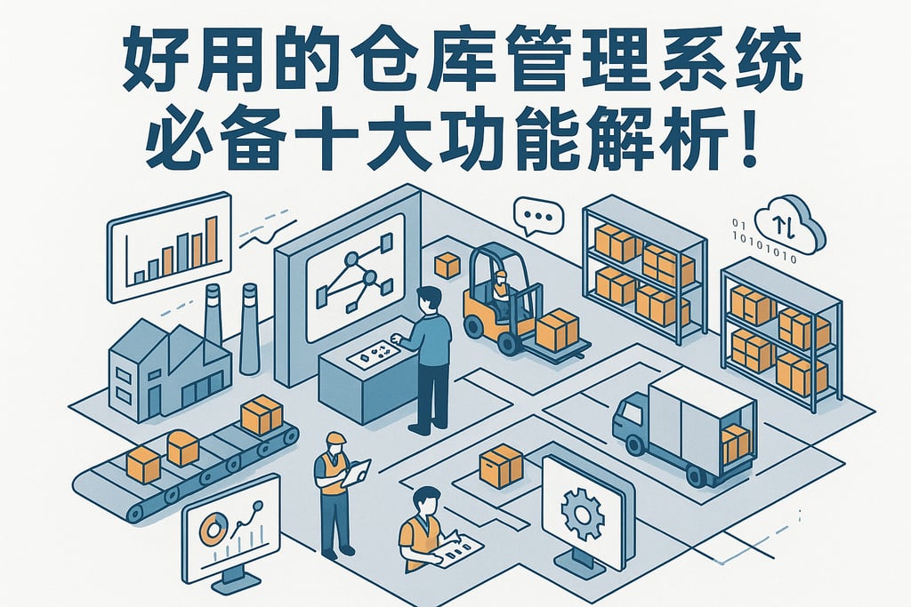 好用的仓库管理系统必备十大功能解析！