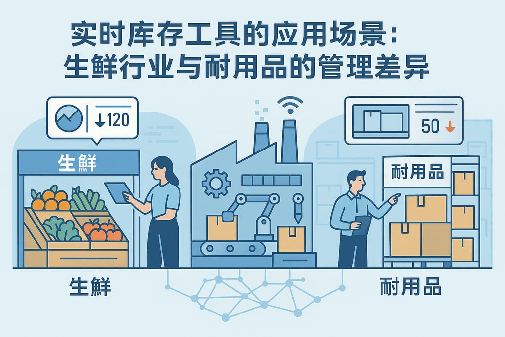 实时库存工具的应用场景：生鲜行业与耐用品的管理差异