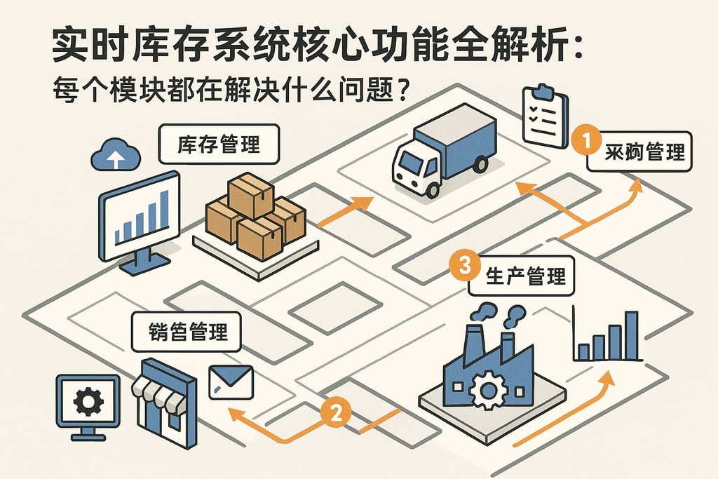 实时库存系统核心功能全解析：每个模块都在解决什么问题？