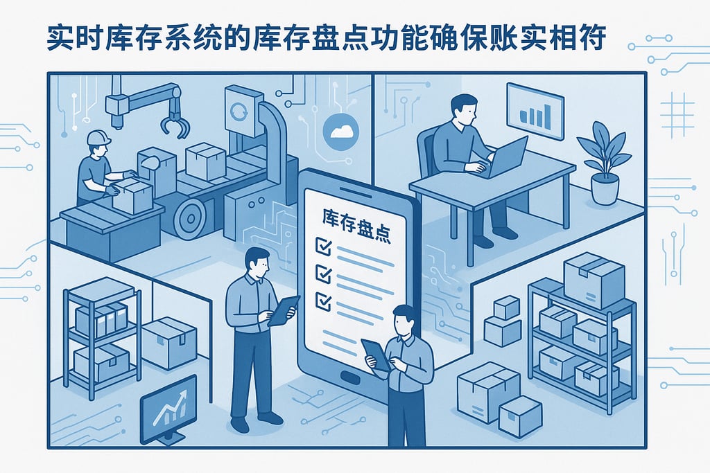 实时库存系统的库存盘点功能确保账实相符