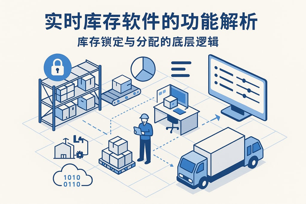 实时库存软件的功能解析：库存锁定与分配的底层逻辑