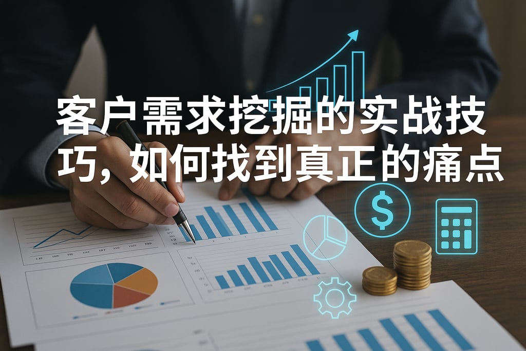 客户需求挖掘的实战技巧，如何找到真正的痛点