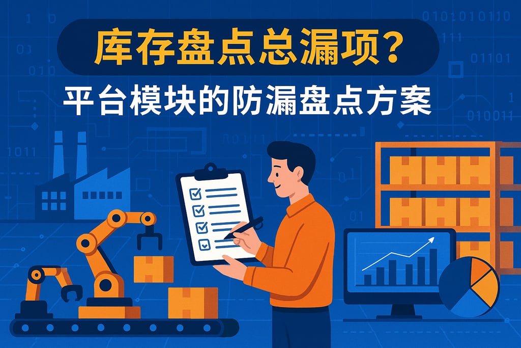 库存盘点总漏项？平台模块的防漏盘点方案