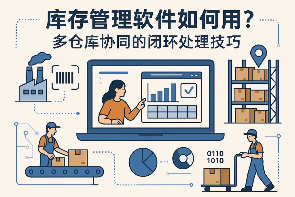 库存管理软件如何用？多仓库协同的闭环处理技巧