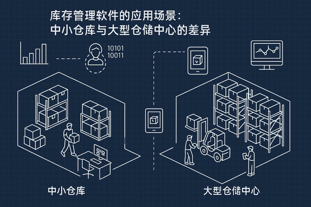 库存管理软件的应用场景：中小仓库与大型仓储中心的差异