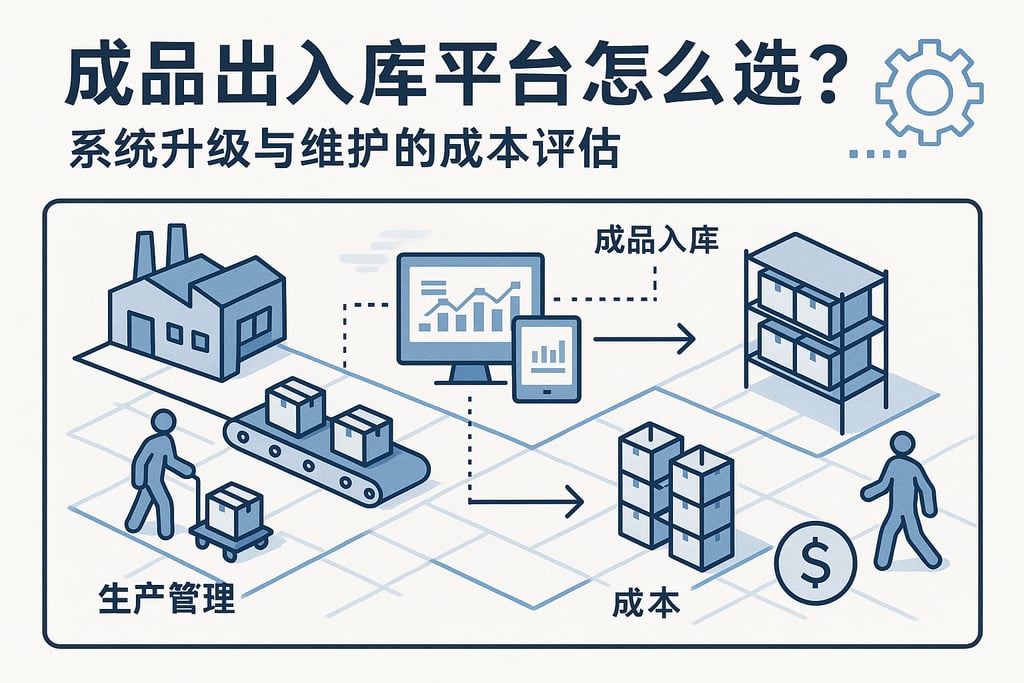 成品出入库平台怎么选？系统升级与维护的成本评估