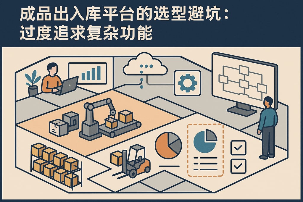 成品出入库平台的选型避坑：过度追求复杂功能