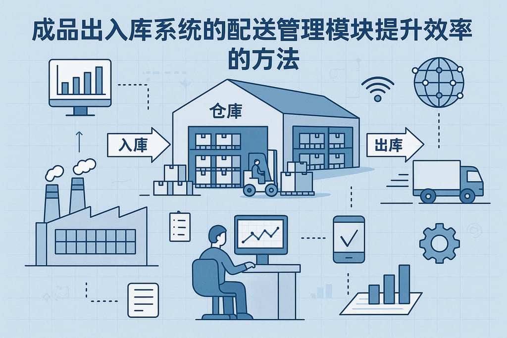 成品出入库系统的配送管理模块提升效率的方法