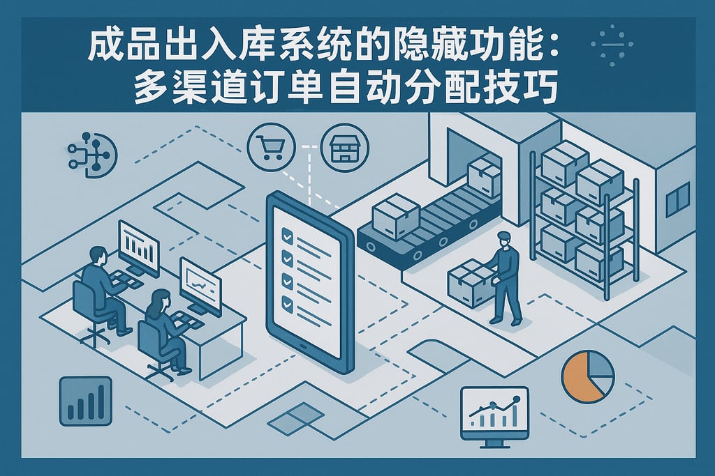 成品出入库系统的隐藏功能：多渠道订单自动分配技巧