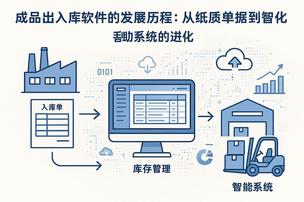 成品出入库软件的发展历程：从纸质单据到智能系统的进化