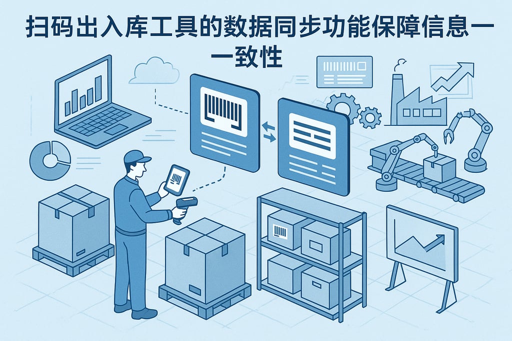扫码出入库工具的数据同步功能保障信息一致性