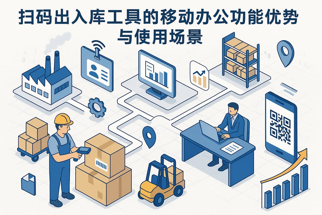扫码出入库工具的移动办公功能优势与使用场景
