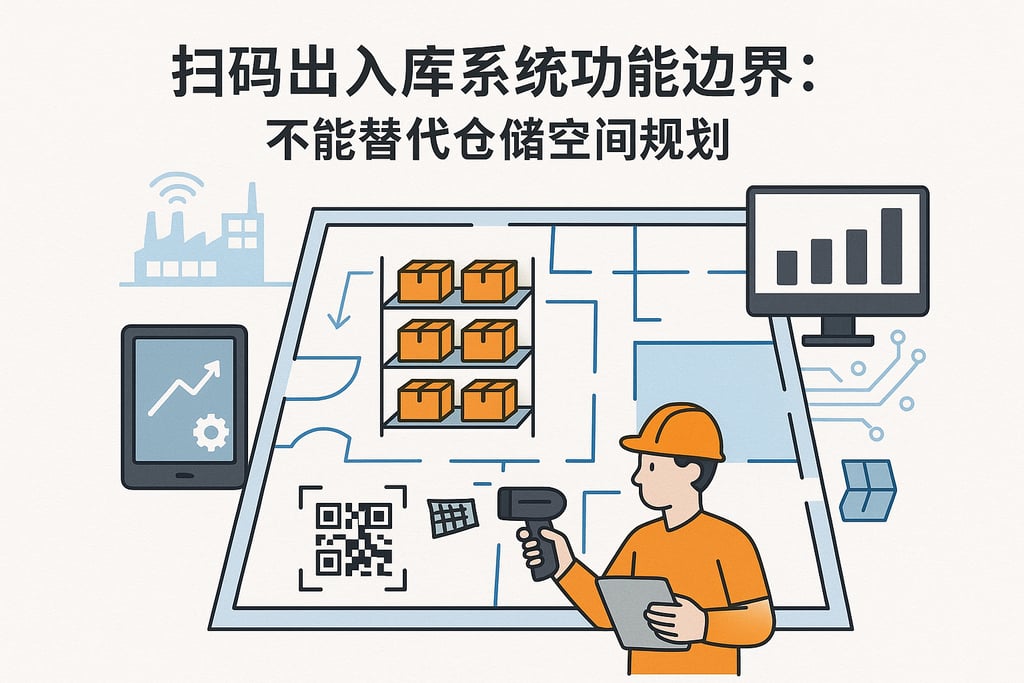 扫码出入库系统的功能边界：不能替代仓储空间规划
