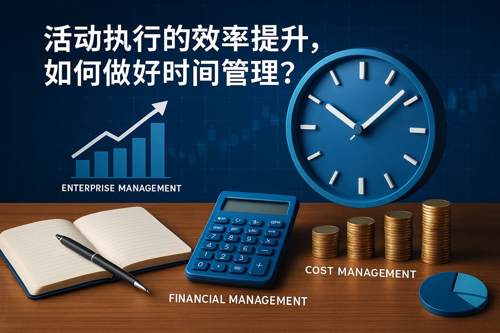 活动执行的效率提升，如何做好时间管理？